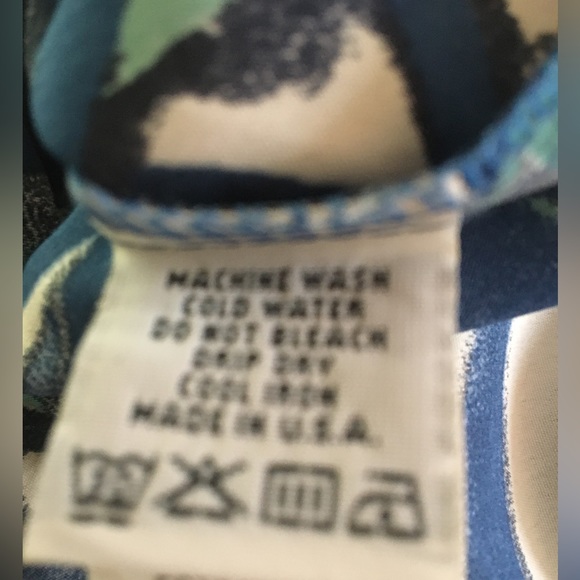 D’Accord mens Henley tropical print elastized waist size XL - Picture 3 of 4